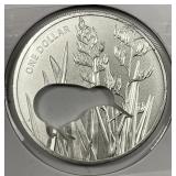 NEW ZEALAND: 2015 $1 Silver Kiwi Silhouette Coin