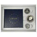 1976 3-pc Bicentennial Silver Proof Set