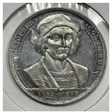 1893 Columbian Worlds Fair Aluminum Medal