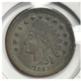 1863 Civil War Token Turner Hubbell Detroit MI