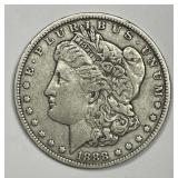 1888-O Morgan Silver $1 Very Fine VF