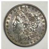 1890-S Morgan Silver $1 About Uncirculated AU