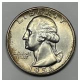 1956-D Washington Quarter Uncirculated BU