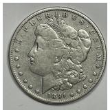 1891-S Morgan Silver $1 Very Good VG