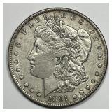 1891-S Morgan Silver $1 Extra Fine XF+