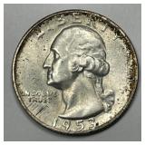 1953-S Washington Quarter Brilliant Uncirculated