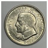 1936 Cleveland Commem Silver Half CH AU