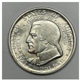 1936 Cleveland Great Lakes Commem Silver Half UNC