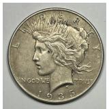 1935 Peace Silver $1 Very Fine VF