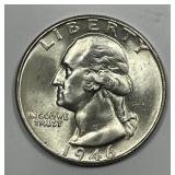 1946 Washington Quarter Brilliant Uncirculated BU