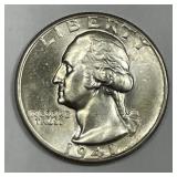 1941-D Washington Quarter Brilliant Uncirculated