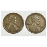1911 P & D Lincoln Wheat Cent Pair
