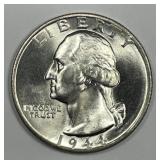 1944-S Washington Quarter Brilliant Uncirculated