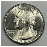 1944 Washington Quarter Brilliant Uncirculated BU
