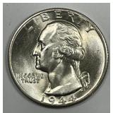 1944-D Washington Quarter Brilliant Uncirculated