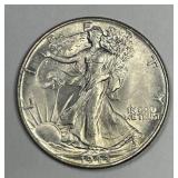1944 Walking Liberty Silver Half Choice AU