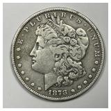 1878 Morgan Silver $1 7 TF Rev of 