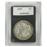 1878 Morgan Silver $1 7 TF Reverse of 