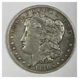 1881-O Morgan Silver $1 Fine F