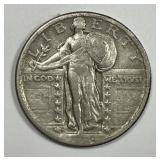 1924-D Standing Liberty Silver Quarter Very Fine