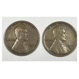 1915 D & S Lincoln Wheat Cent Pair