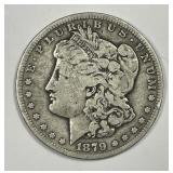 1879-S Morgan Silver $1 Very Good VG