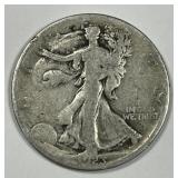 1923-S Walking Liberty Silver Half Good G