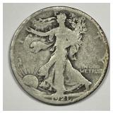 1921 Walking Liberty Silver Half Good G