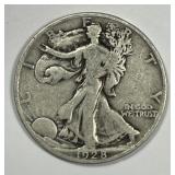 1928-S Walking Liberty Silver Half Good G