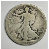 1916-D Walking Liberty Silver Half Good G