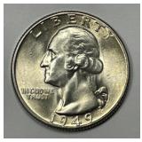 1949-D Washington Quarter Brilliant Uncirculated