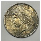 1923 Peace Silver $1 About Uncirculated CH AU