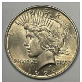 1924 Peace Silver $1 Brilliant Uncirculated BU