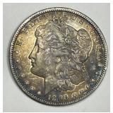 1896-O Morgan Silver $1 Extra Fine XF Toned