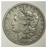 1878 Morgan Silver $1 7 TF Rev of 