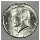 1964 Kennedy Silver Half Brilliant Uncirculated BU