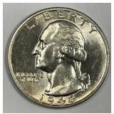 1943 Washington Quarter Brilliant Uncirculated BU