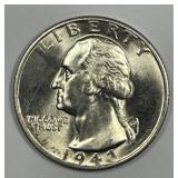 1943-S Washington Quarter Brilliant Uncirculated
