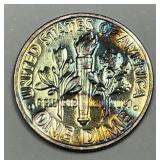 1956 Roosevelt Silver Dime Proof PRF Color