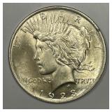 1923 Peace Silver $1 Brilliant Uncirculated BU