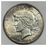 1922-D Peace Silver $1 About Uncirculated CH AU