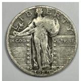 1929-S Standing Liberty Silver Quarter Very Good