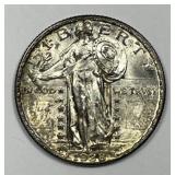 1928-D Standing Liberty Silver Quarter CH AU