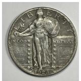 1928-D Standing Liberty Silver Quarter VF