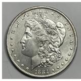 1884-O Morgan Silver $1 About Uncirculated CH AU