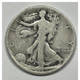 1919-D Walking Liberty Silver Half Good G
