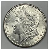 1886 Morgan Silver $1 Uncirculated UNC