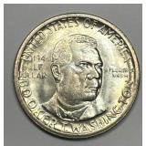 1946 Booker Washington Commem Silver Half UNC
