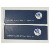 1967 Special Mint Set SMS Pair w/Original Blue Box