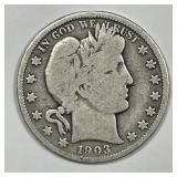 1903-O Barber Silver Half Good G